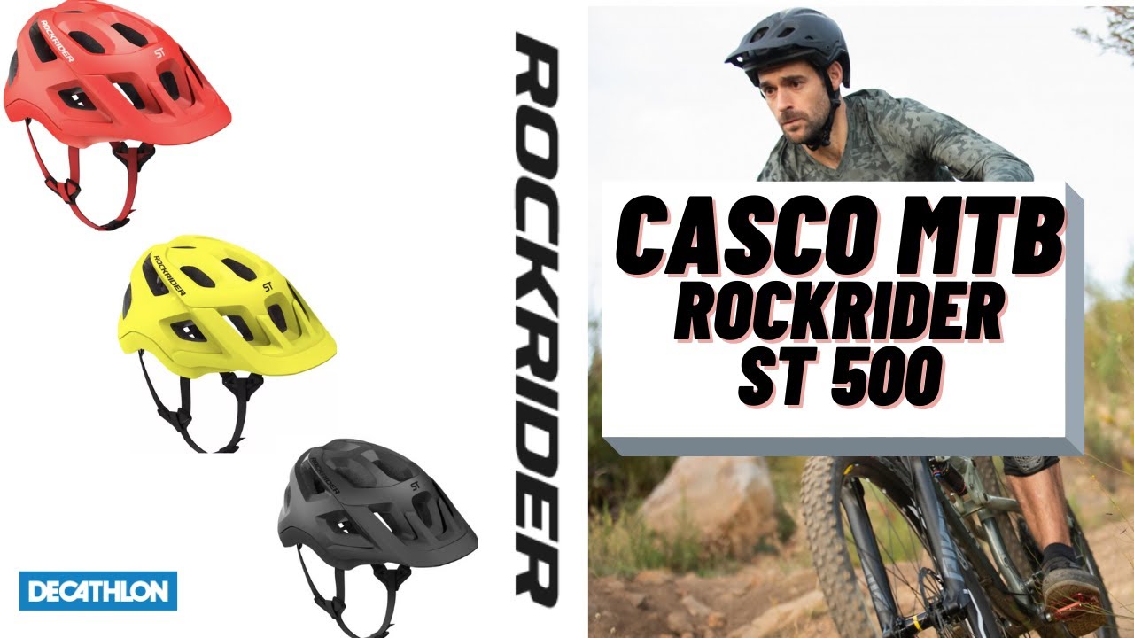 Casco ciclismo mtb XC Rockrider - negro - Decathlon