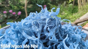 Mứt dừa hoa đậu biếc