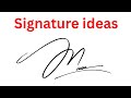 How to create a signature | How to signature your name | Best signature styles
