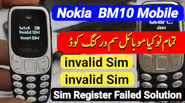 Nokia bm10 mini phone invalid sim code 2025 |Mini Mobile imei change code Sim Register Failed