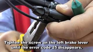 error code 25 trouble shooting