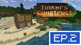 Minecraft PE Tinker Construct Survival EP.2