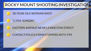 Shooting in Rocky Mount injures woman