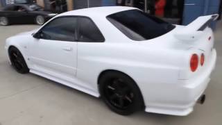 Nissan Gtr Skyline R34 Com O Ronco Do Motor Mais Bonito Do Mundo