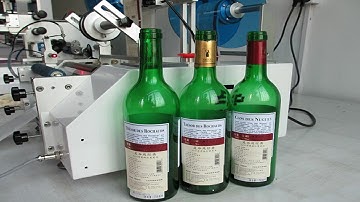 round bottles cans jars labeling machine semi automatic with codes printer 半自動圓罐紅酒瓶貼標機