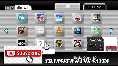 How to download wii game saves to Sd card & put them on your wii!