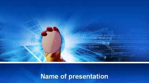 Semiconductor Matrix PowerPoint Template by PoweredTemplate.com