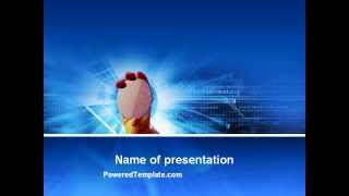 Semiconductor Matrix PowerPoint Template by PoweredTemplate.com