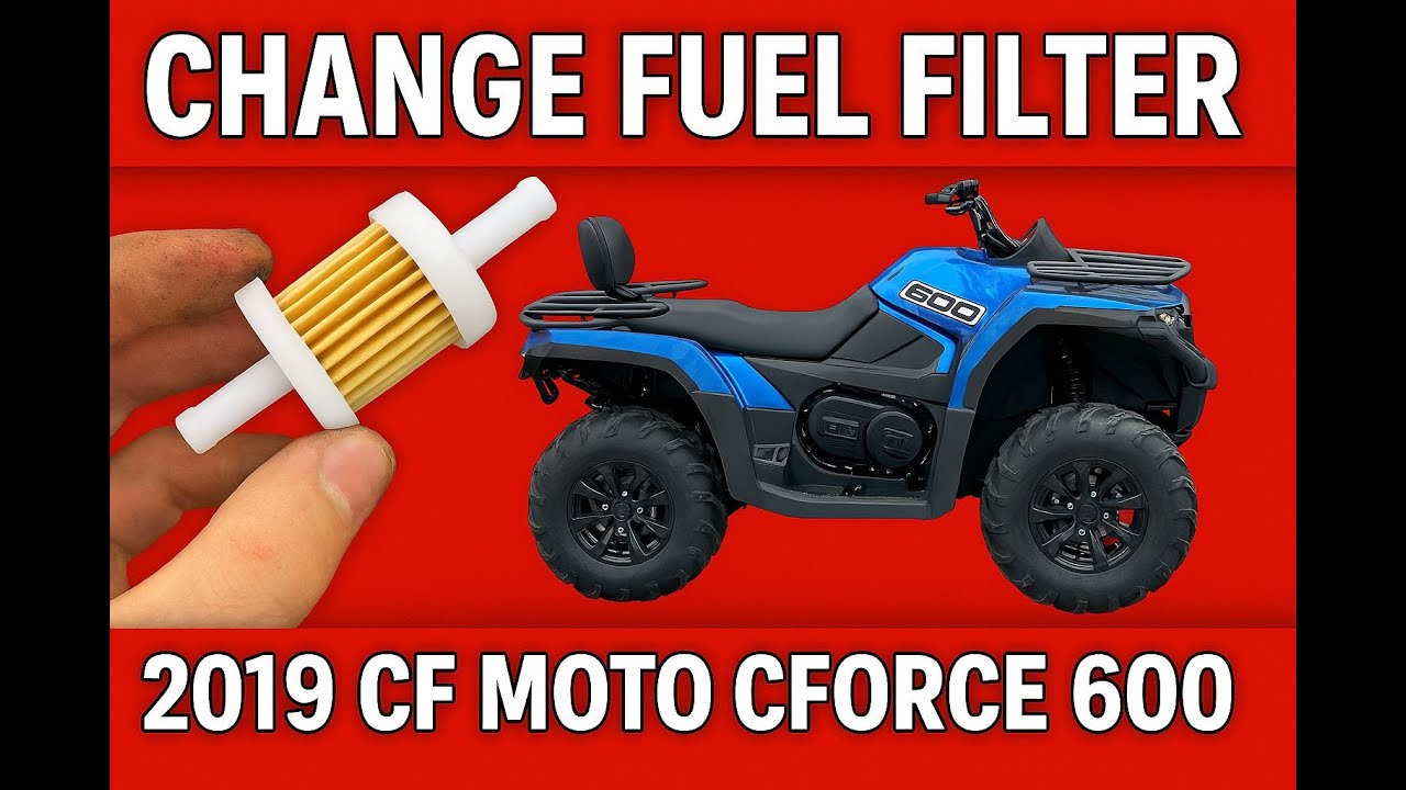 CF Moto CForce 600 Fuel Filter Change – Simple ATV Fix Anyone Can Do