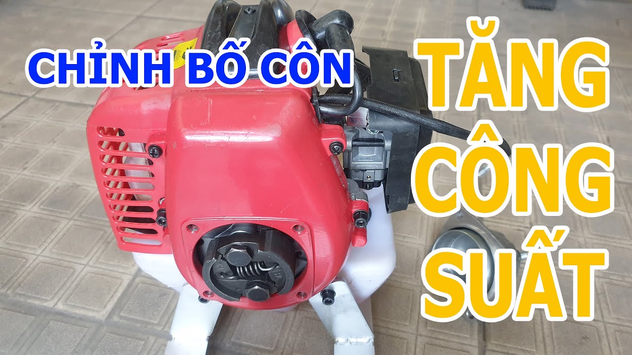 Muốn máy cắt cỏ mạnh hơn hãy xem hết video này - Lawnmower adjustment
