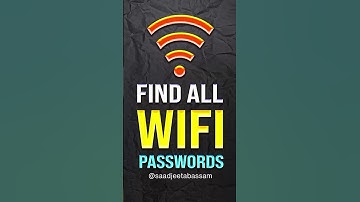 How To Find Wifi Password Using Cmd on Windows 10 / 11