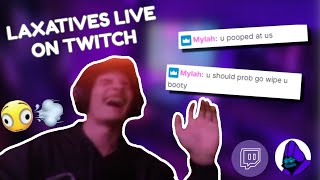 Twitch Streamer Takes Laxatives and Shits Himself LIVE on Twitch | JuicyB0i TheGreat