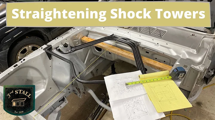 1966 Mustang Restoration - Pt. 18 Shock Tower Straightening, Alighnment and Location
