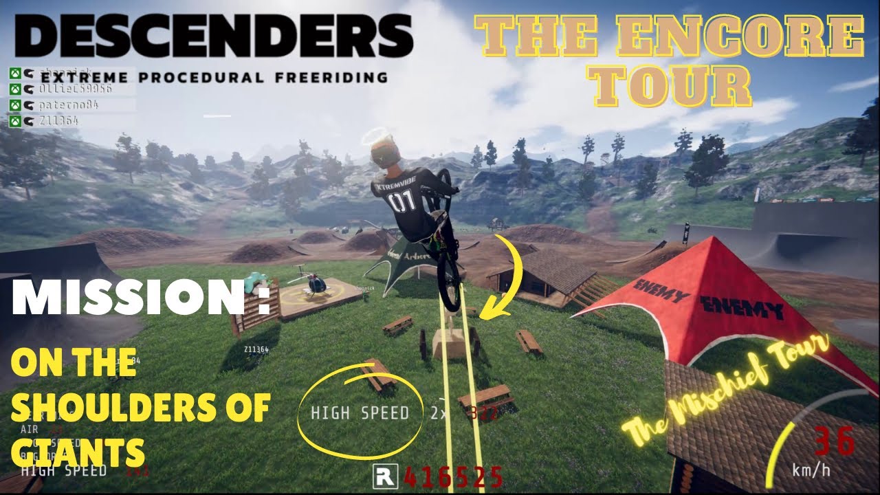 encore tour descenders