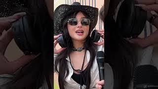 SSSniperwolf plays the lip reading game in the #Coachella YT Artist Lounge