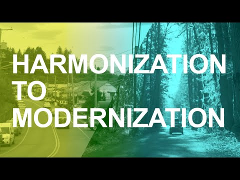 From Harmonization to Modernization