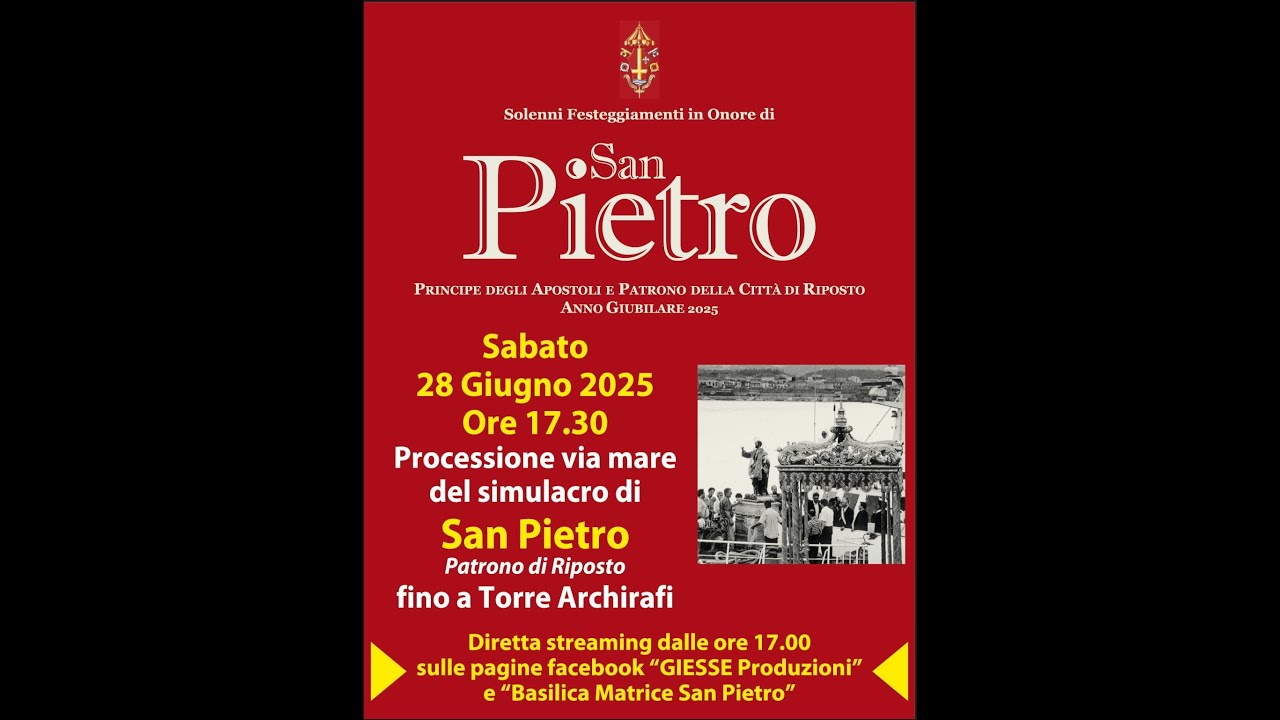 Processione San Pietro via mare - Riposto, sabato 28 giugno 2025