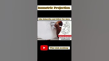 How to Reproduce Isometric Projection with Curves | Technical Drawing Tutorial