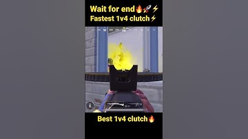 Fastest 1v4 clutch in bgmi | fastest 1v4 clutch in bgmi #shorts #bgmi #pubg #trending #viral #clutch