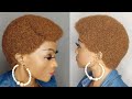 NATURAL LOOK WITH INVISIBLE LINE//KINKY HAIR