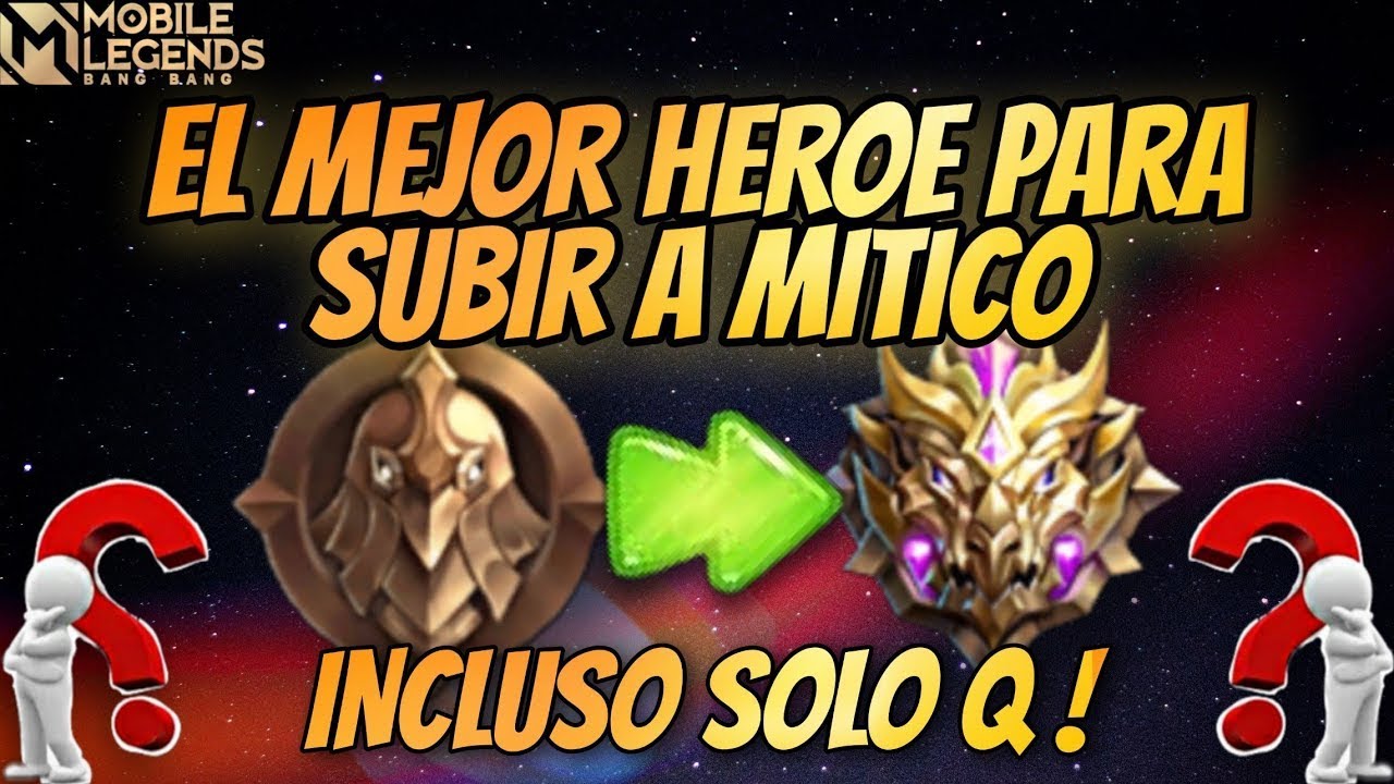 EL MEJOR HEROE PARA SUBIR RAPIDO Y FACIL A MITICIO! INCLUSO SOLO Q! MOBILE LEGENDS ESPAÑOL