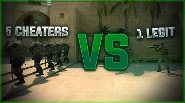 5 Cheaters vs 1 Legit Player..