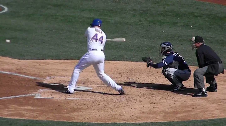 Mets John Buck Vs Padres Dale Thayer 4/4/13 HD