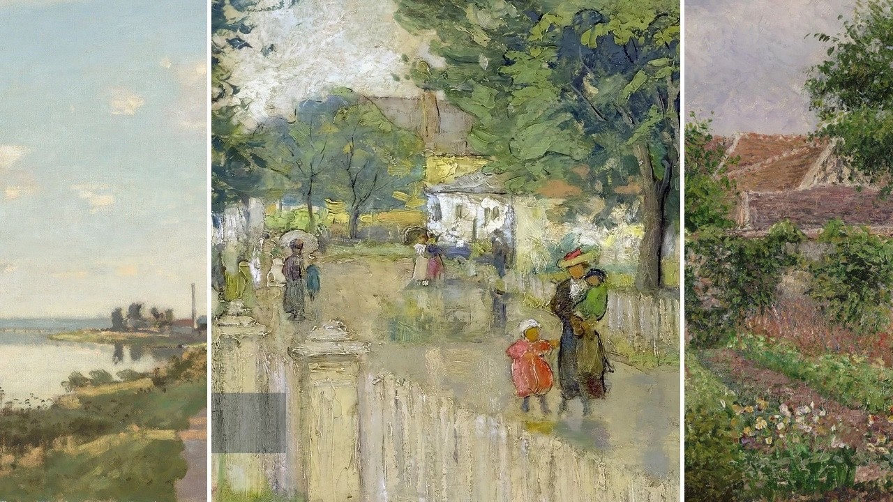Impressionist Art TV — Silent Art Gallery · October 5 Night | Palmer · After the Rain & others