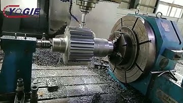 Yogie Machining of the Day - Geared Shaft Feb.17th.2022