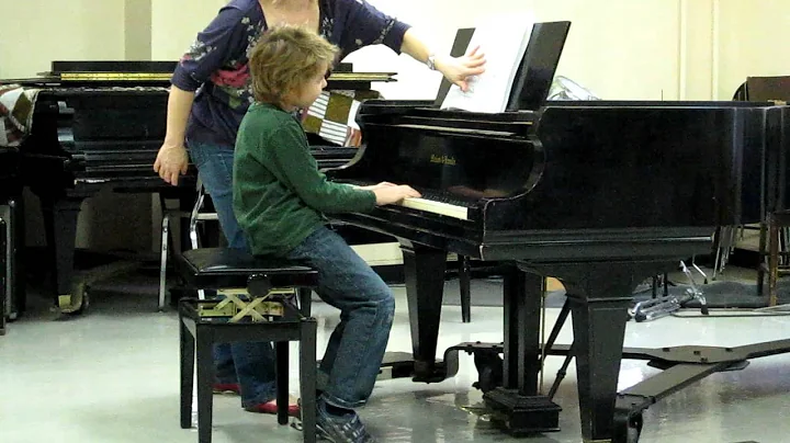 Dashiell age 8 plays Sonatina in C Major by Clementi.