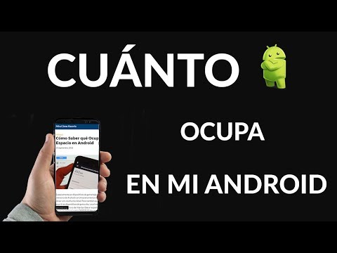 Cómo Saber qué Ocupa Tanto Espacio en Android