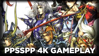 Dissidia Final Fantasy 4K Gameplay PPSSPP PSP Emulator