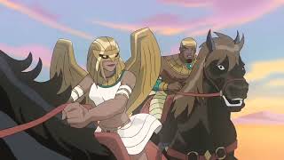 Justice League | Hawkman and Hawkgirl Gods of Egypt | @dckids
