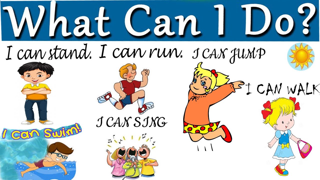 What Can You Do I Can Swim Run Sing Jump Dance Walk Simple Song For What Can You Do I Can Swim Run Sing Jump Dance Walk Simple Song For