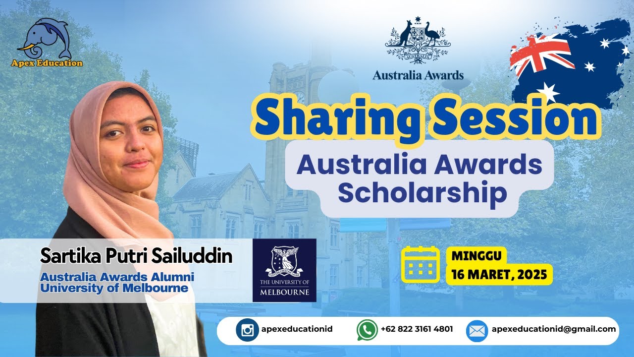 Sharing Session Australia Awards Scholarships (AAS Scholarships) 🇦🇺