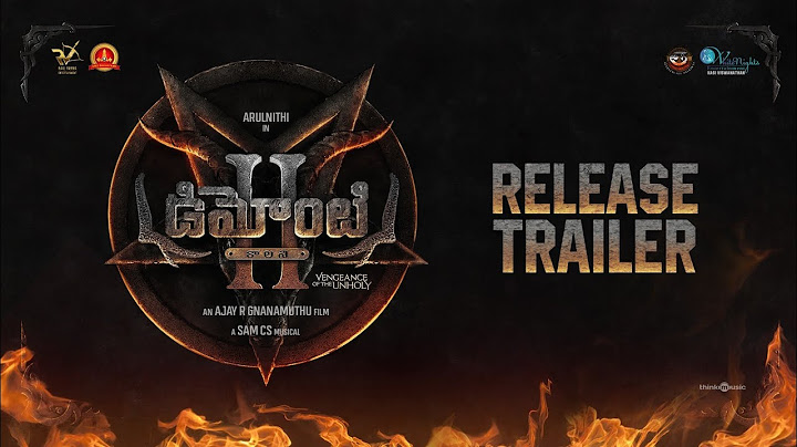 Demonte Colony 2 - Release Trailer (Telugu)|Arulnithi, PriyaBhavaniShankar |Ajay R Gnanamuthu|Sam CS