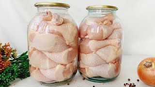 FEW PEOPLE KNOW THIS! Chicken doesn't spoil for 2 years WITHOUT A REFRIGERATOR! VERY SIMPLE!#chicken