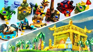 Donkey Kong Country Returns 3D  World 9: Cloud (Golden Temple)  No Damage 100% Walkthrough