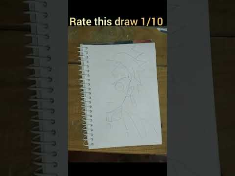 🔥 Drawing Tanjiro in Just 15 Seconds! 😱⚡ #shorts #art #anime #drawing #gojoedit @Satyamislive205