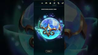 WINTERBLESSED ORB LEAGUE OF LEGENDS Information