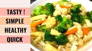 EASY HEALTHY Mixed Vegetable Stir Fry Recipe 👍 ｜Aunty Mary Cooks