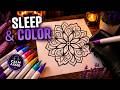 1 Hour Mandala Coloring ASMR 🌙 Sleep Better with Relaxing Marker Sounds
