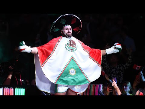 Tyson Fury's epic ring walk in full on Mexican Independence Day | Fury v Wallin