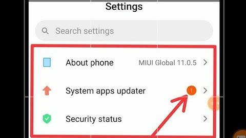 How to fix System app updater in  MI mobile phone