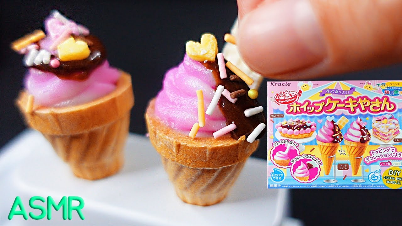 포핀쿠킨 휘핑케이크 아이스크림 만들기 ASMR│크라시에 케이크야상