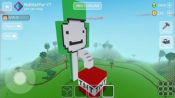 Block Craft 3D: Building Simulator Games For Free Gameplay#2640 (iOS & Android)| Dream Statue TNT 🧨