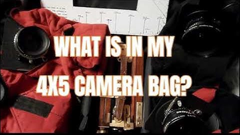 JTAG Tachihara 4x5 camera gear & setup