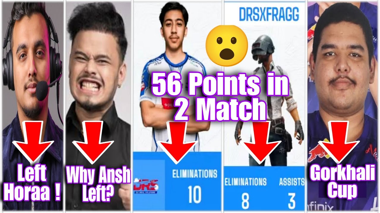 Cr7horaa Share Why Ansh Left Horaa? | Drs Gaming Squad wiped Count? | Drs Gaming Shocking Gaming ?