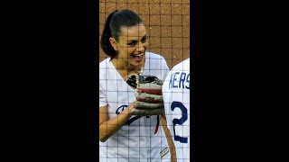 😂 Highlights-The Awesome Mila Kunis Goofing @ Dodgers