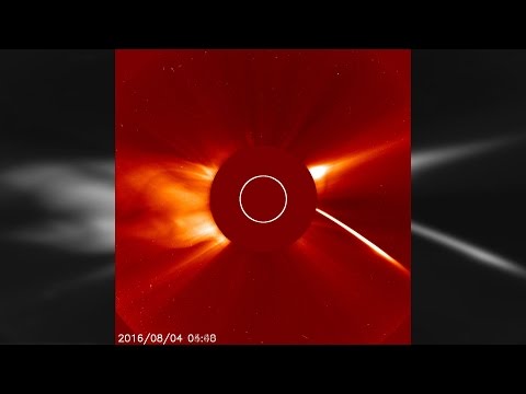 NASA's SOHO Captures A Comet Being Vaporised